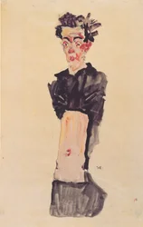 Autorretrato con ombligo expuesto